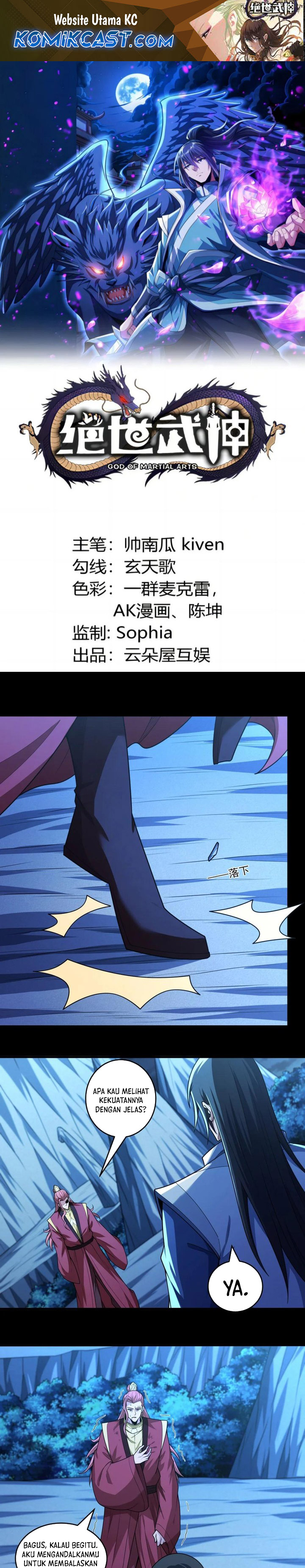 God of Martial Arts Chapter 815 Bahasa Indonesia