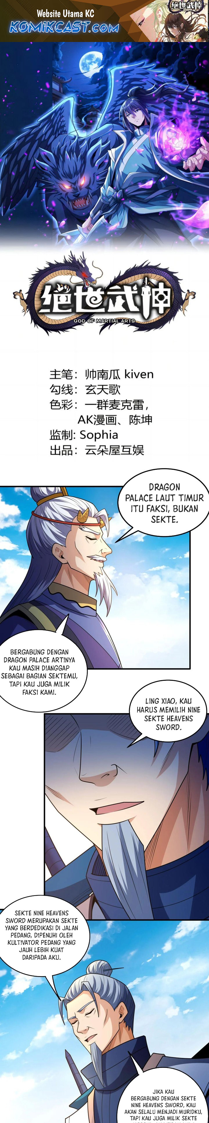 God of Martial Arts chapter 825
