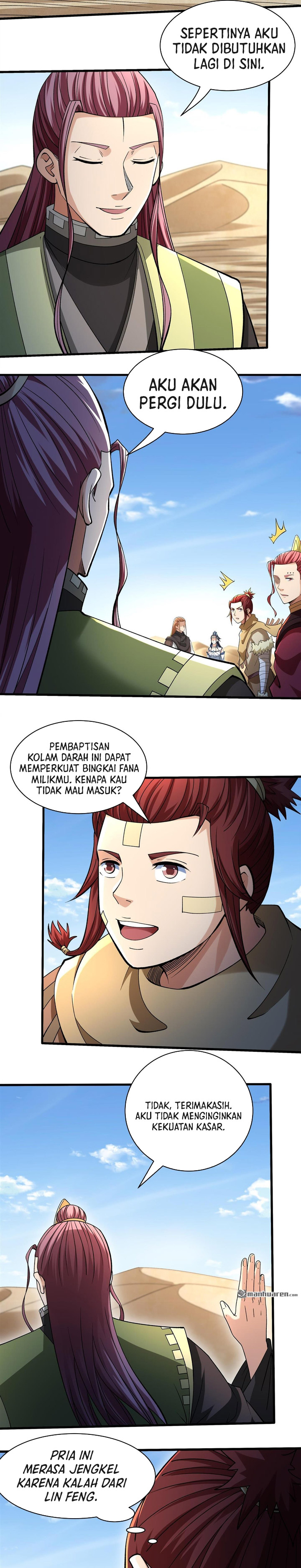 God of Martial Arts Chapter 950 Bahasa Indonesia
