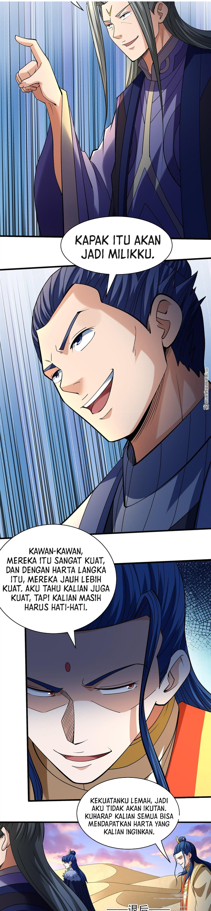 God of Martial Arts Chapter 950 Bahasa Indonesia