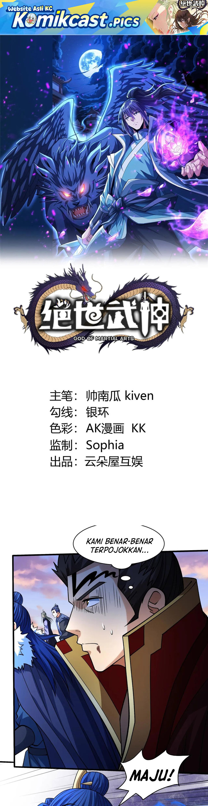 God of Martial Arts Chapter 953 Bahasa Indonesia