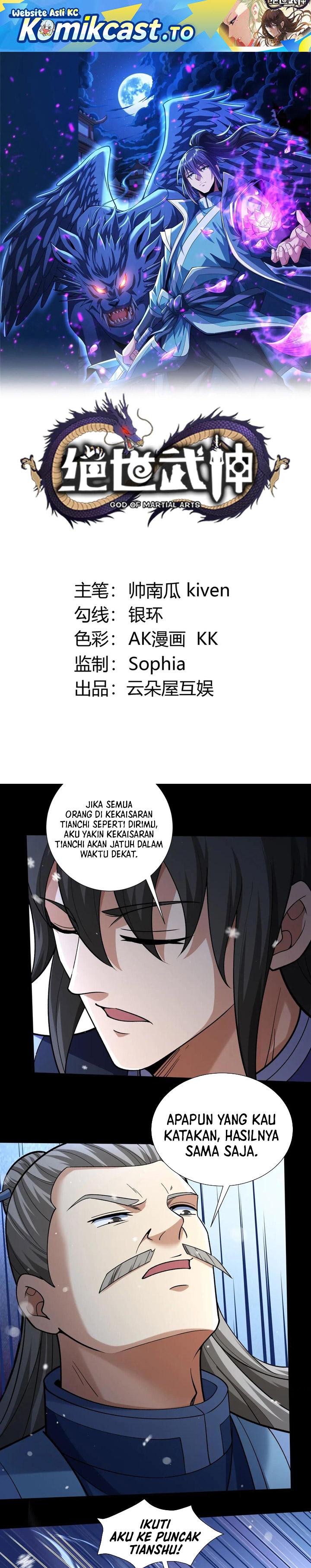 God of Martial Arts Chapter 999 Bahasa Indonesia