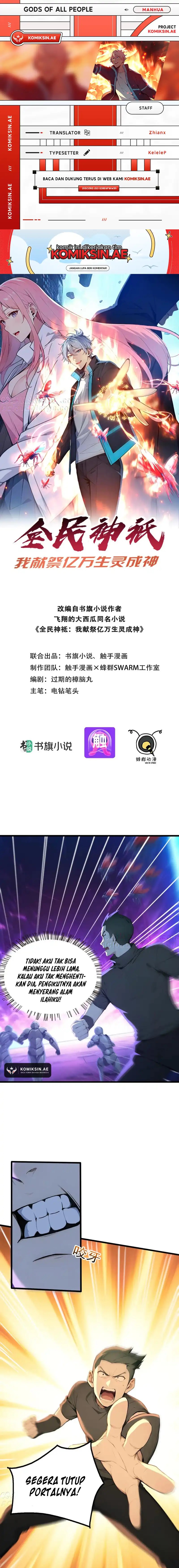 Gods of All People: I Sacrificed Hundreds of Millions of Living Beings To Become a God Chapter 79 Bahasa Indonesia