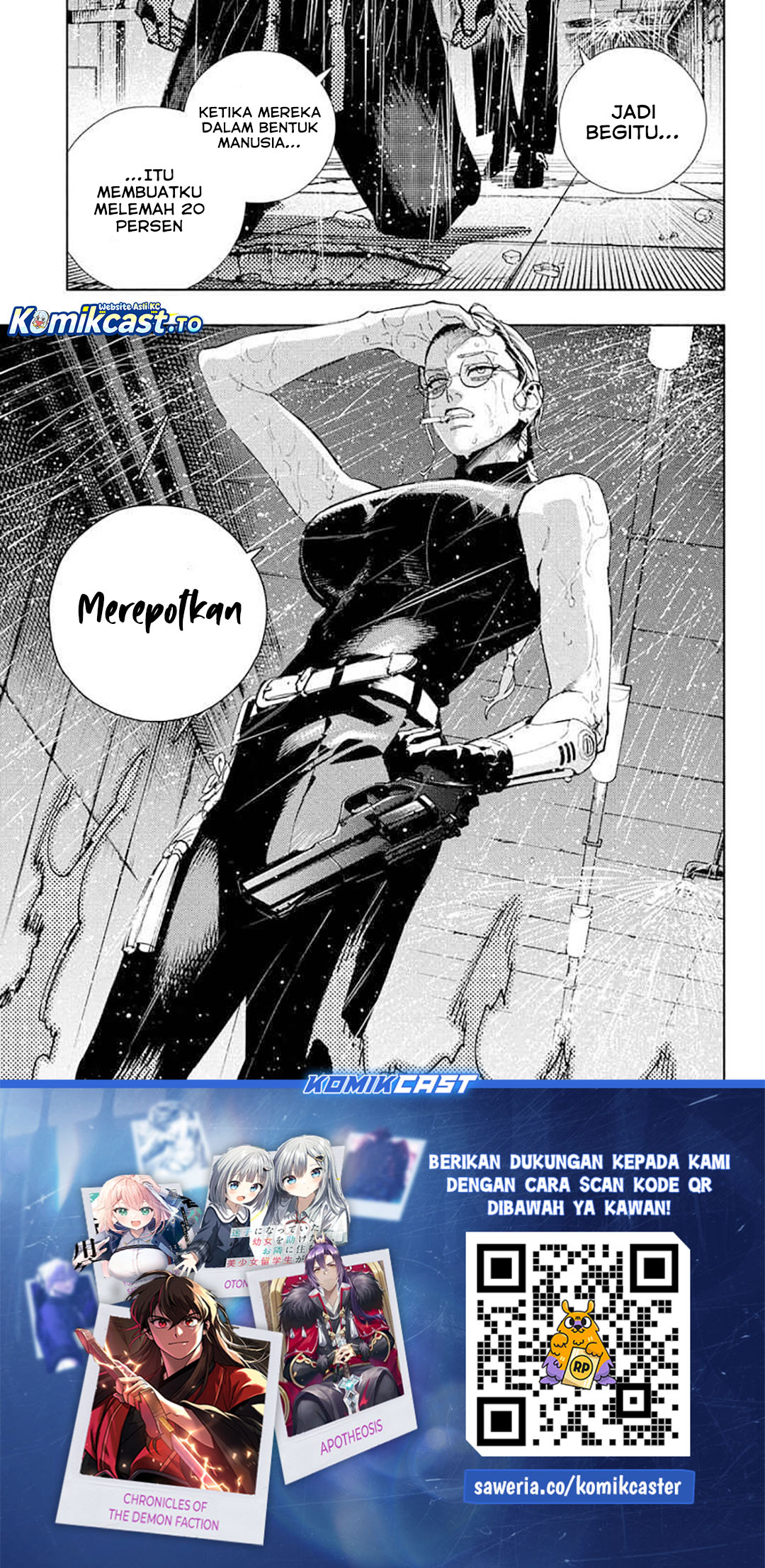 Gokurakugai Chapter 32 Bahasa Indonesia