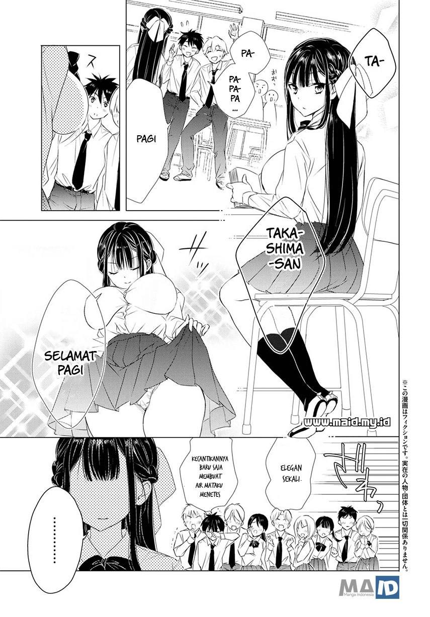 Goreijo Takashima Kiyono wa Hisoka ni Tashinamu chapter 1
