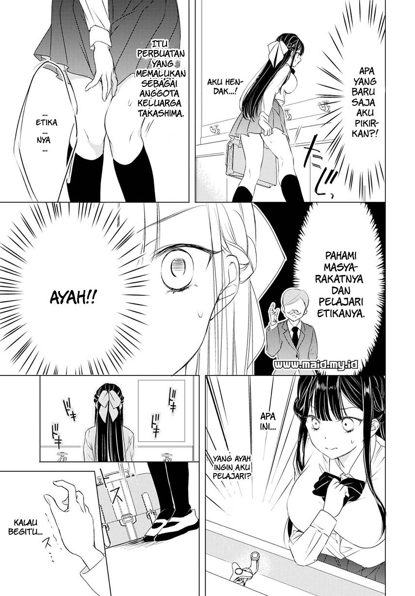 Goreijo Takashima Kiyono wa Hisoka ni Tashinamu chapter 1
