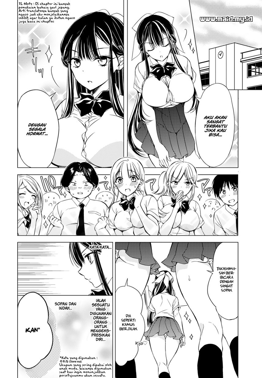 Goreijo Takashima Kiyono wa Hisoka ni Tashinamu chapter 6