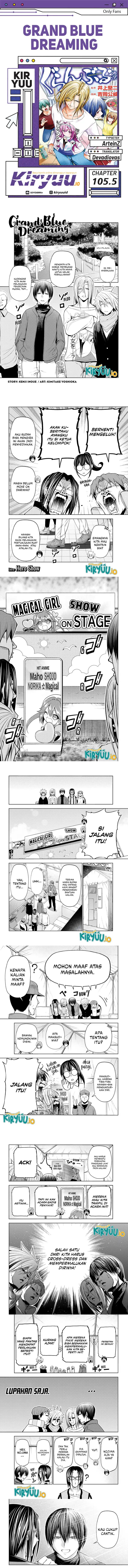 Dilarang COPAS - situs resmi www.mangacanblog.com - Komik grand blue 105.5 - chapter 105.5 106.5 Indonesia grand blue 105.5 - chapter 105.5 Terbaru 0|Baca Manga Komik Indonesia|Mangacan