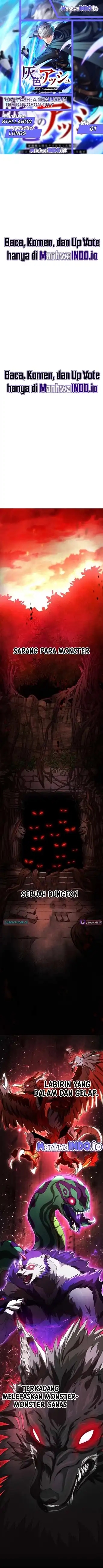 Gray Ash: A New Life in the Dungeon City Chapter 01 Bahasa Indonesia