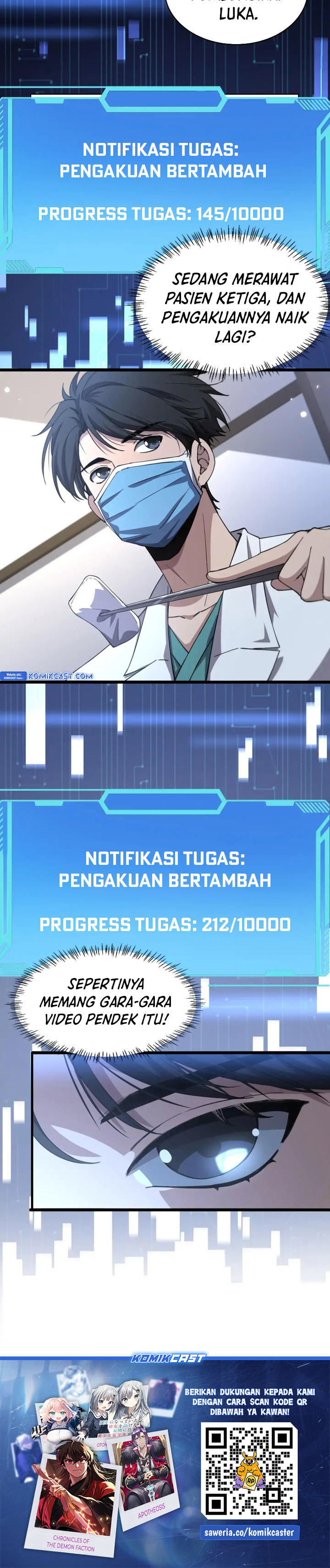 Great Doctor Ling Ran Chapter 185 Bahasa Indonesia