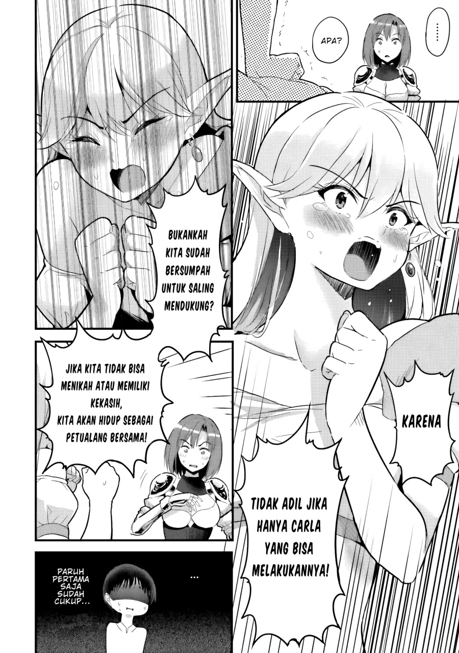 Gyakuten Isekai de Yomeki Okure S-Rank Onna Bokensha tachi ni Semararete Imasu Chapter 04 Bahasa Indonesia