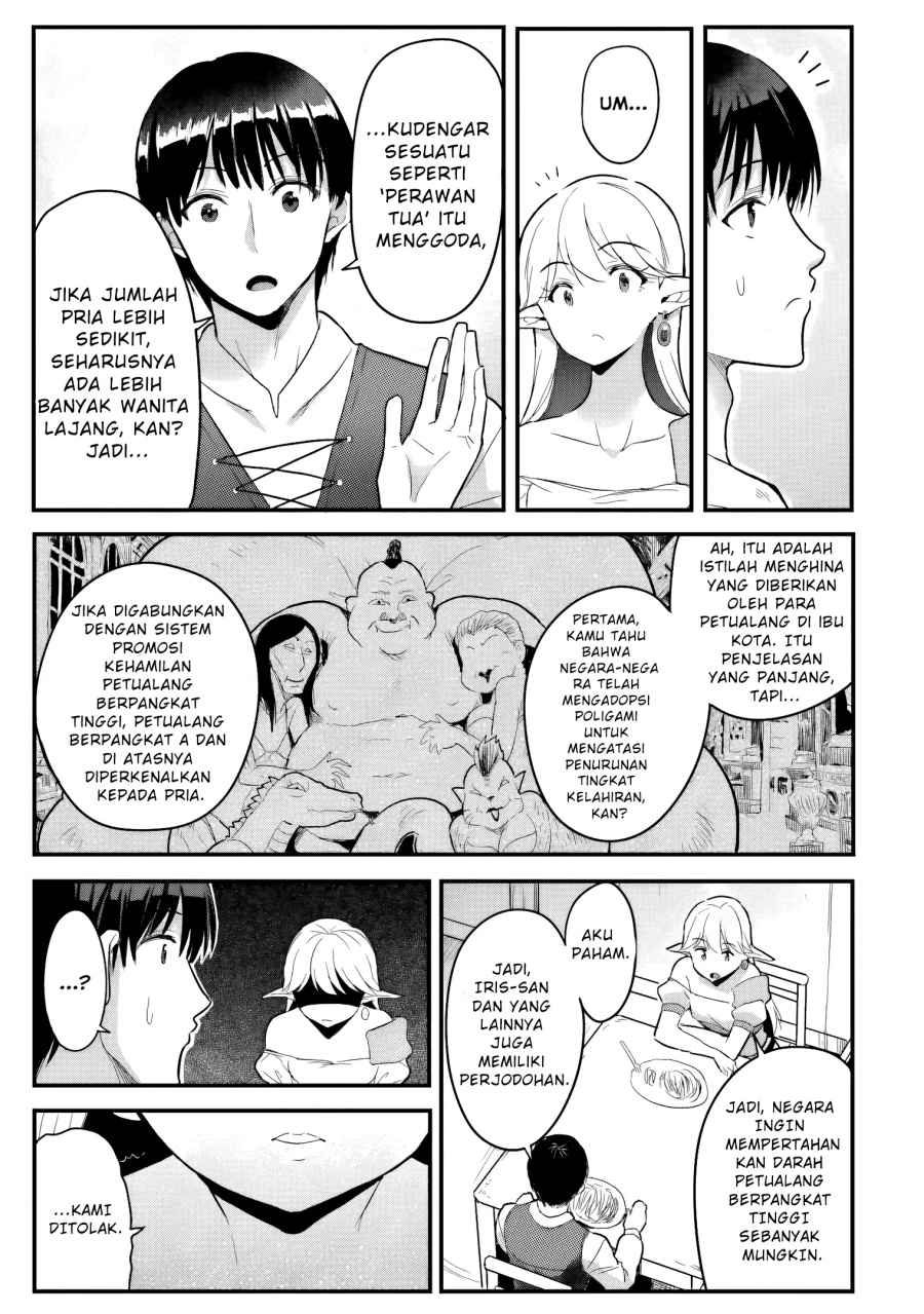 Gyakuten Isekai de Yomeki Okure S-Rank Onna Bokensha tachi ni Semararete Imasu Chapter 04 Bahasa Indonesia