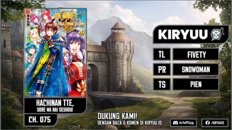 Hachinan tte Sore wa Nai Deshou Chapter 75 Bahasa Indonesia