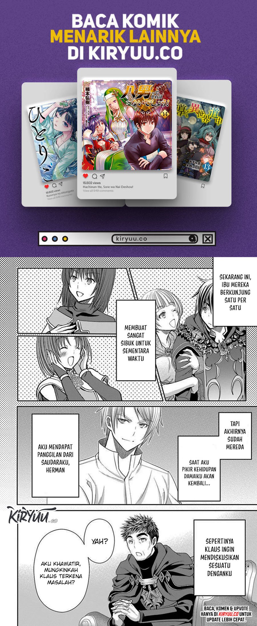 Dilarang COPAS - situs resmi www.mangacanblog.com - Komik hachinan tte sore wa nai deshou 097 - chapter 97 98 Indonesia hachinan tte sore wa nai deshou 097 - chapter 97 Terbaru 6|Baca Manga Komik Indonesia|Mangacan