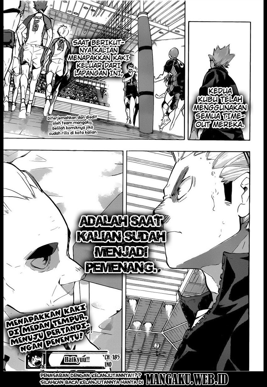 Haikyuu!! Chapter 185