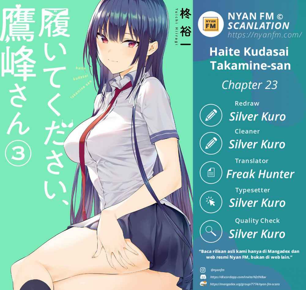 Haite Kudasai Takamine-san Chapter 23 Bahasa Indonesia