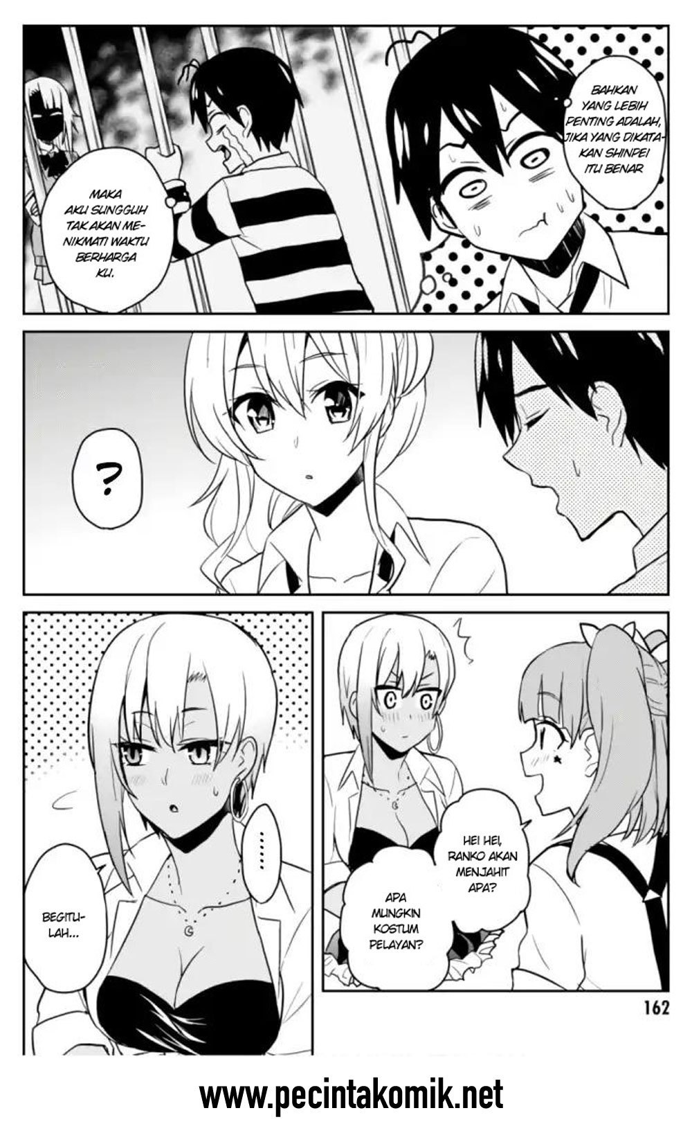 Hajimete no Gal Chapter 67 Bahasa Indonesia