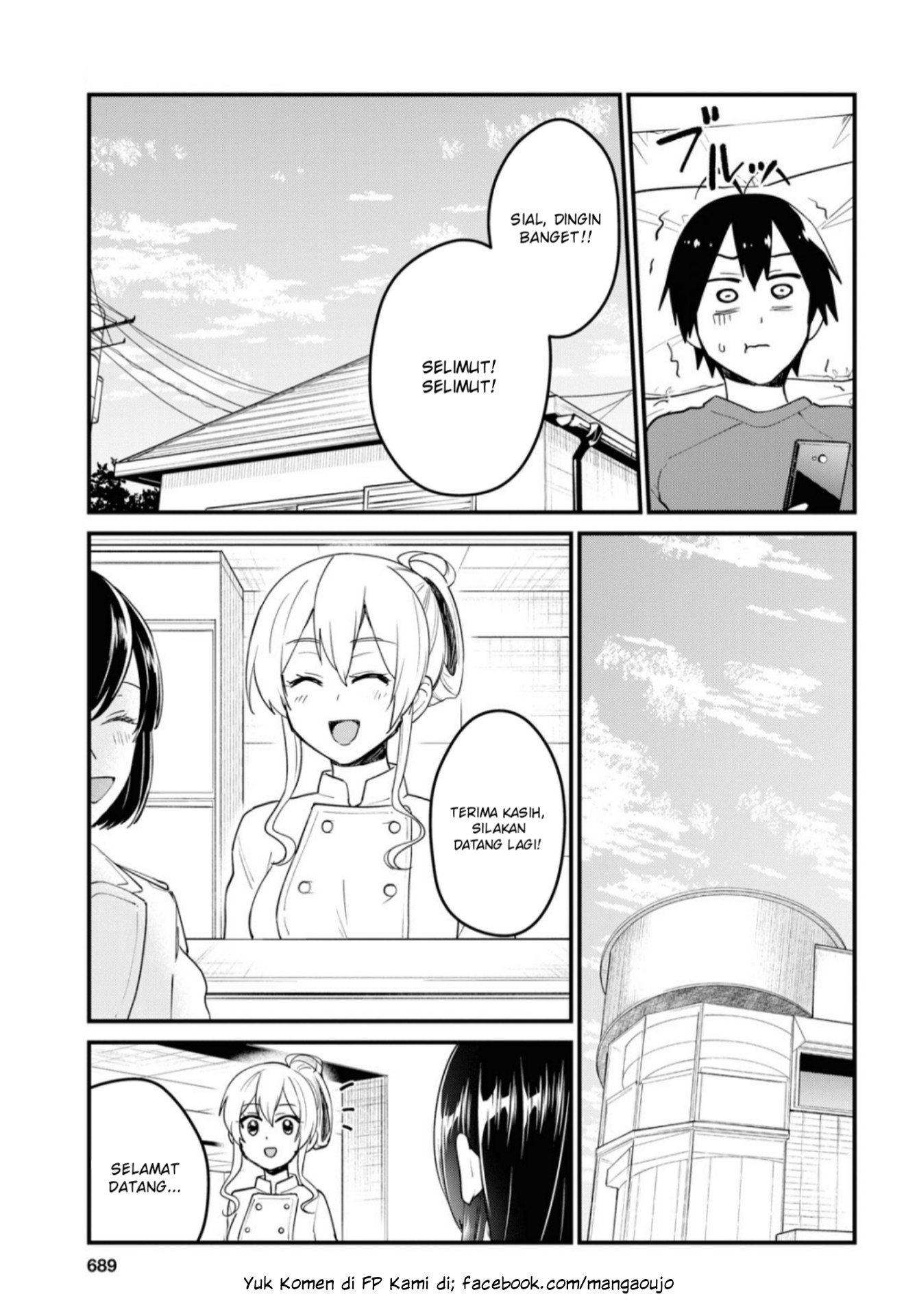 Hajimete no Gal Chapter 93 Bahasa Indonesia