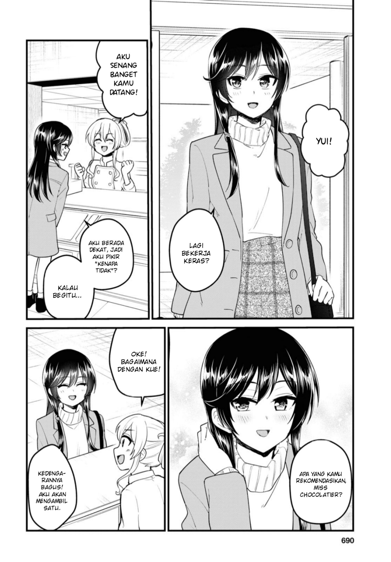 Hajimete no Gal Chapter 93 Bahasa Indonesia