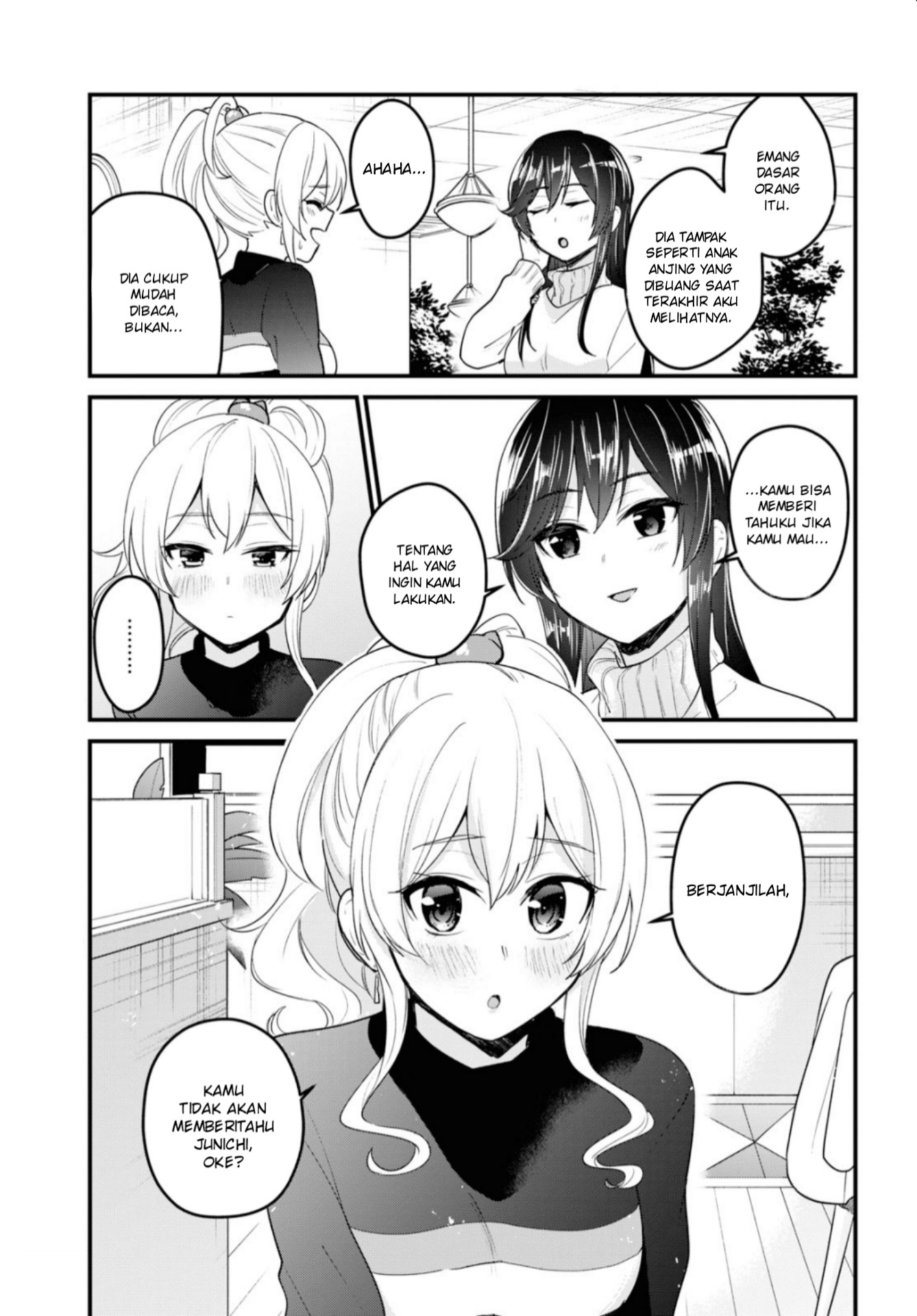 Hajimete no Gal Chapter 93 Bahasa Indonesia