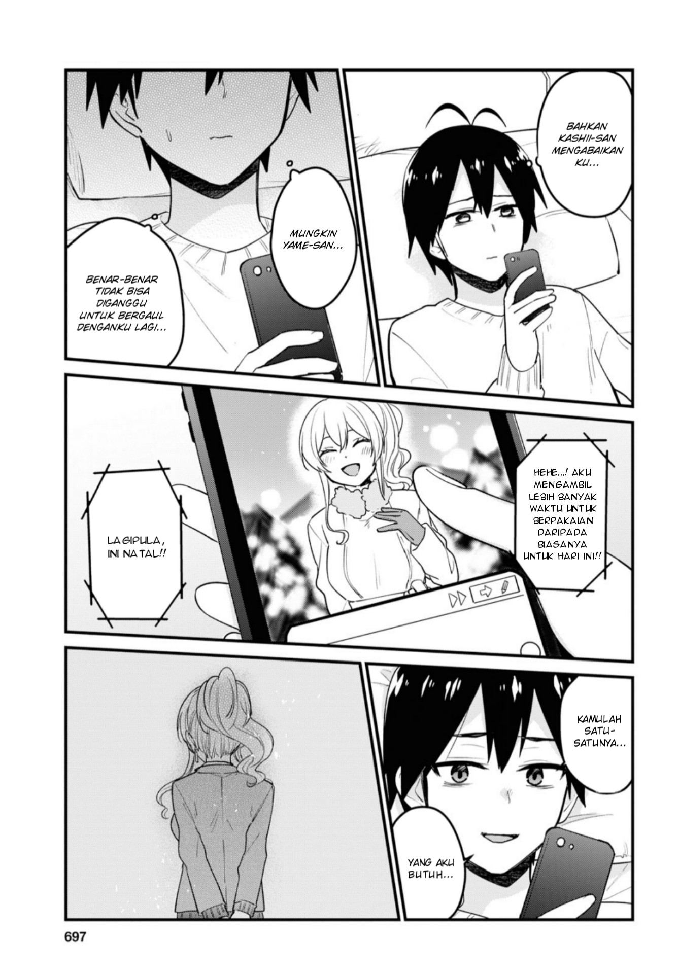 Hajimete no Gal Chapter 93 Bahasa Indonesia