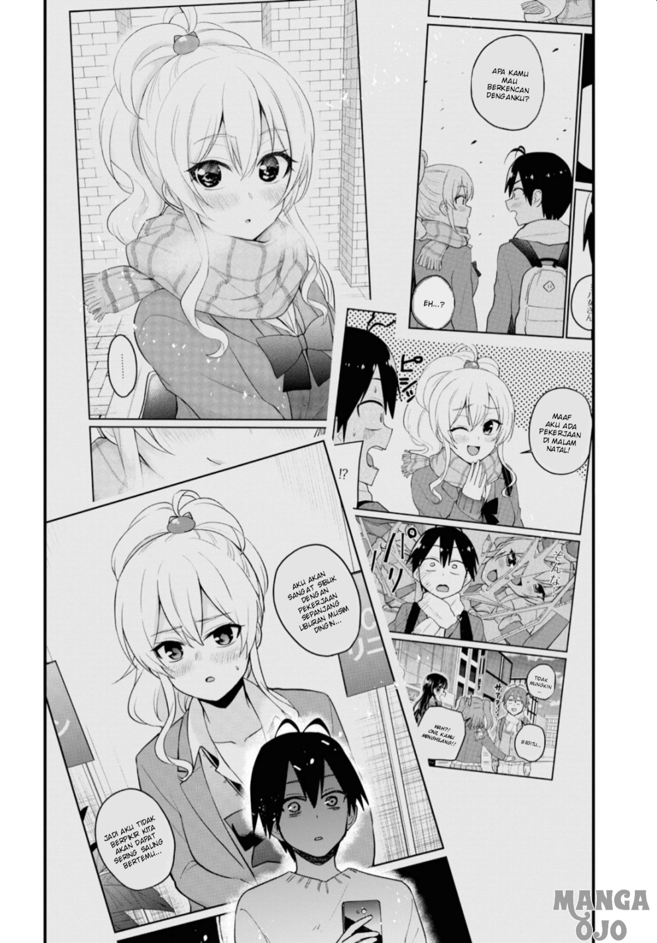 Hajimete no Gal Chapter 93 Bahasa Indonesia
