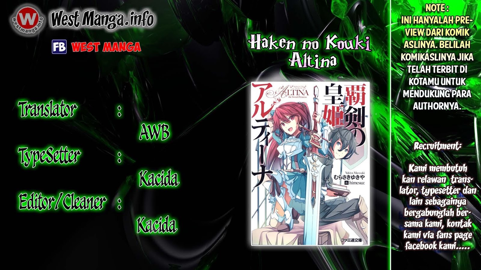 Haken no Kouki Altina Chapter 02 Bahasa Indonesia
