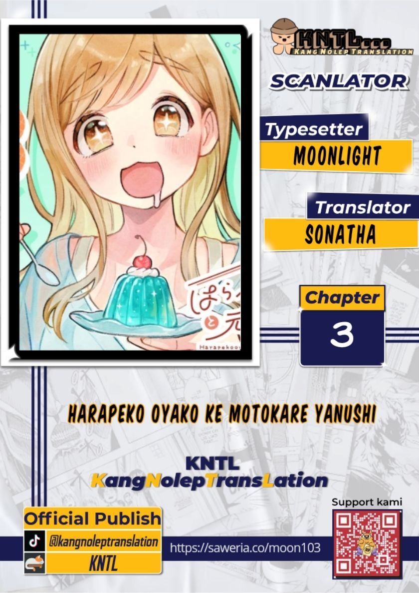 Harapeko Oyako to Motokare Yanushi Chapter 03 Bahasa Indonesia