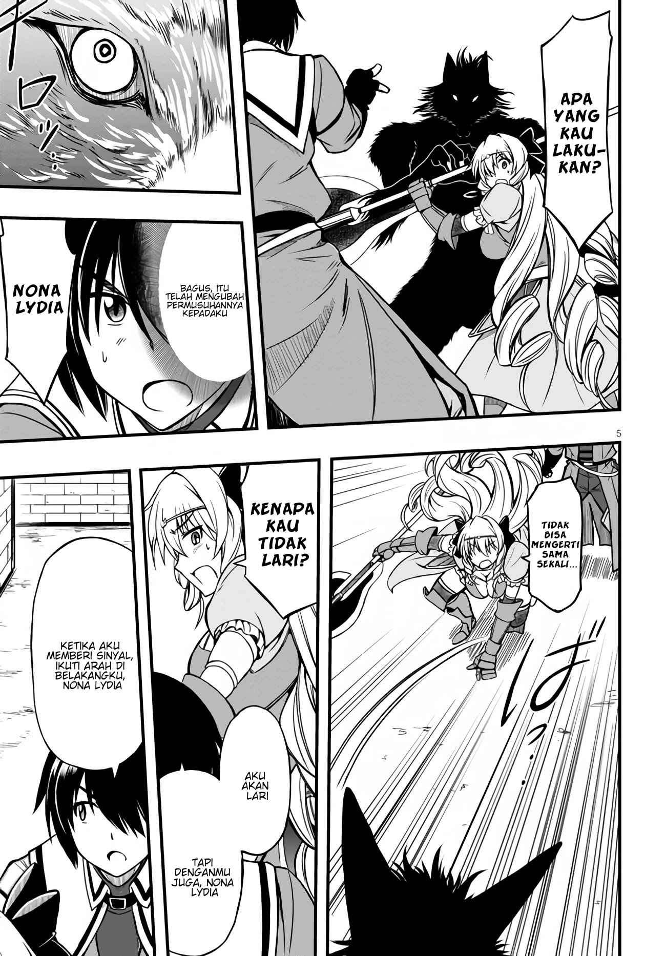 Hazure Akamadoushi ha Kenjyatime ni Musou suru Chapter 05 Bahasa Indonesia