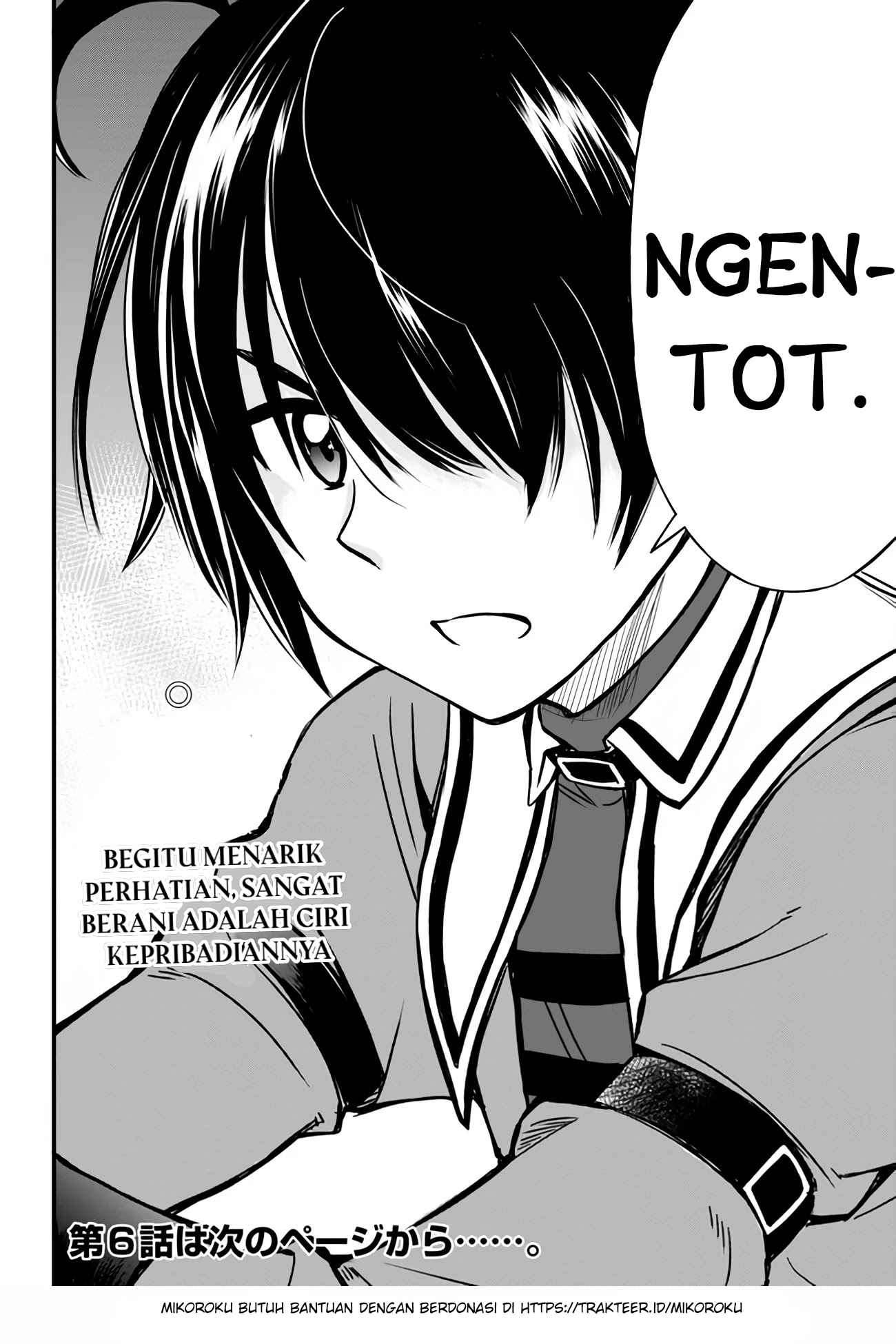 Hazure Akamadoushi ha Kenjyatime ni Musou suru Chapter 05 Bahasa Indonesia
