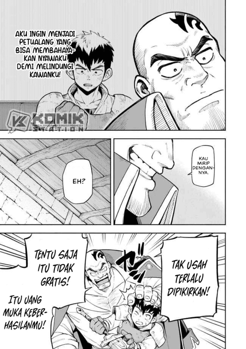 Hazure Skill Level Up no Sei de Party wo Tsuihou Sareta Shounen wa, Level wo Agete Butsuri de Naguru Chapter 06 Bahasa Indonesia