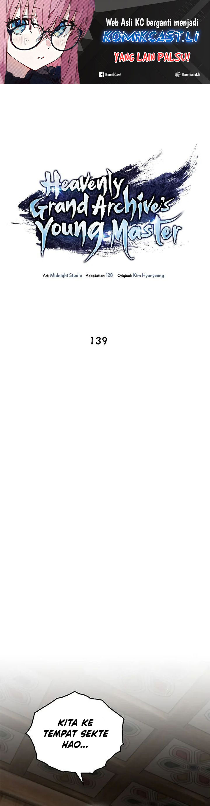 Heavenly Grand Archive’s Young Master Chapter 139 Bahasa Indonesia