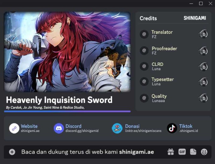 Heavenly Inquisition Sword chapter 93