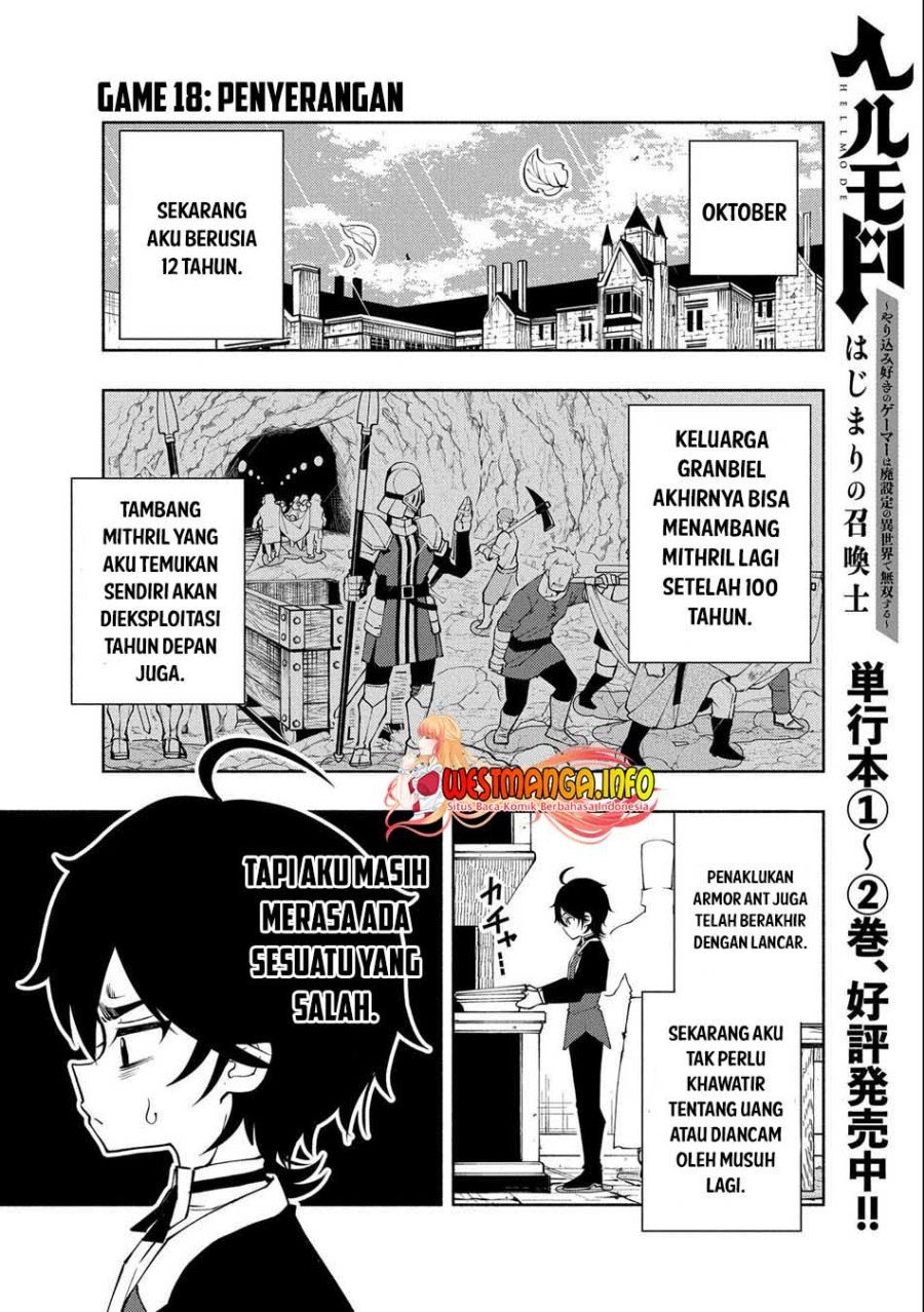 Hell Mode: Yarikomi Suki no Gamer wa Hai Settei no Isekai de Musou Suruw chapter 18