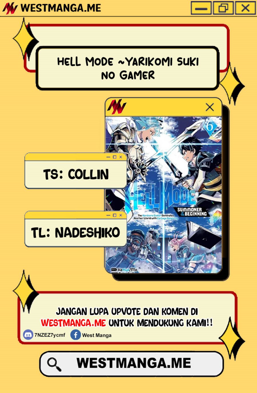 Hell Mode: Yarikomi Suki no Gamer wa Hai Settei no Isekai de Musou Suru Chapter 81.1 Bahasa Indonesia