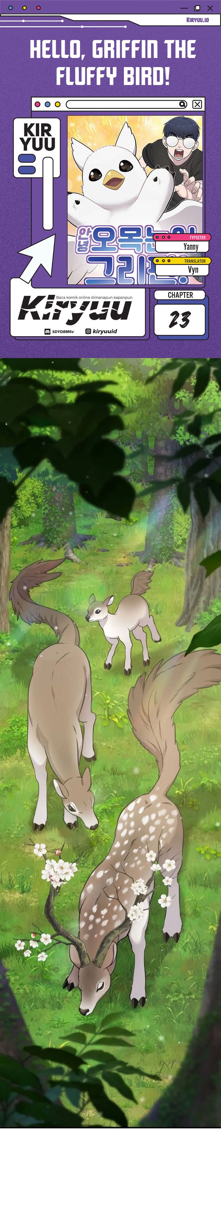 Hello, Fluffy Griffin! Chapter 23 Bahasa Indonesia