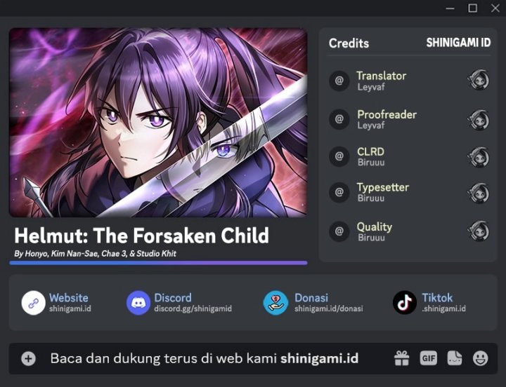 Helmut: The Forsaken Child chapter 88