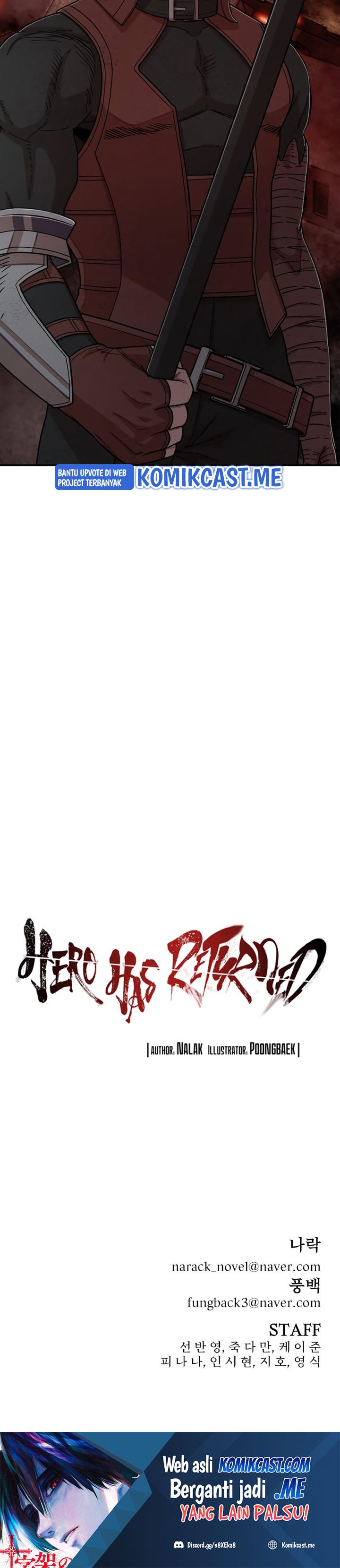 Hero Has Returned Chapter 67 Bahasa Indonesia