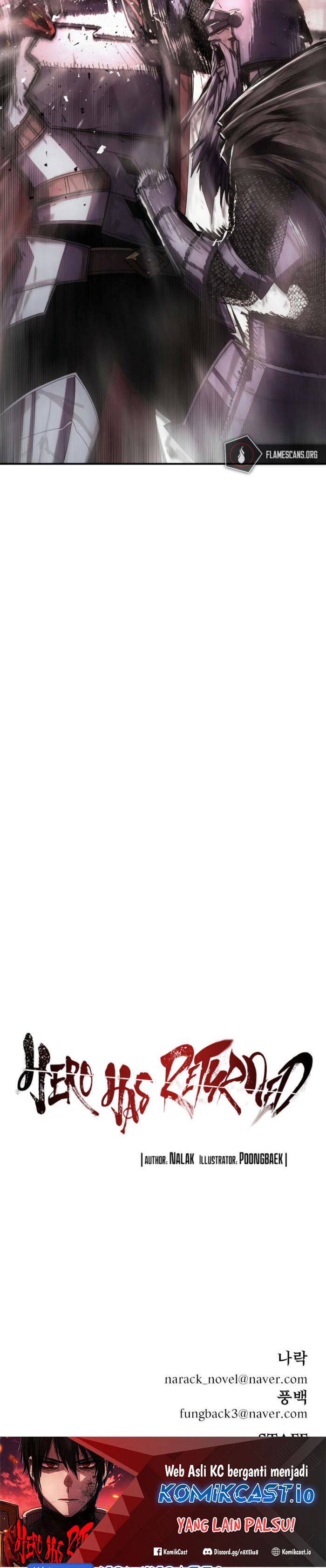 Hero Has Returned Chapter 94 Bahasa Indonesia