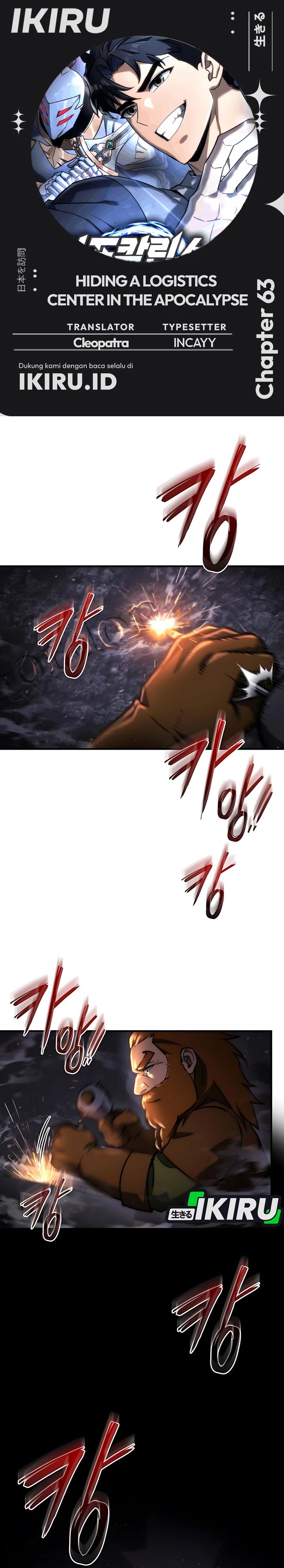 Hiding a Logistics Center in the Apocalypse Chapter 63 Bahasa Indonesia