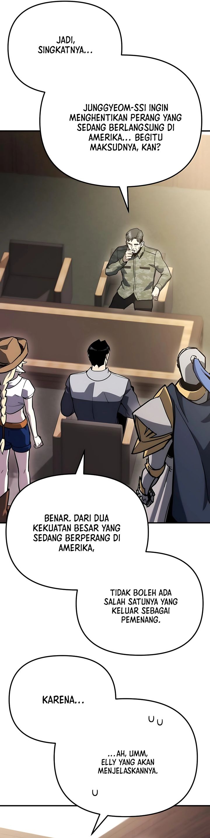 Hiding a Logistics Center in the Apocalypse Chapter 63 Bahasa Indonesia