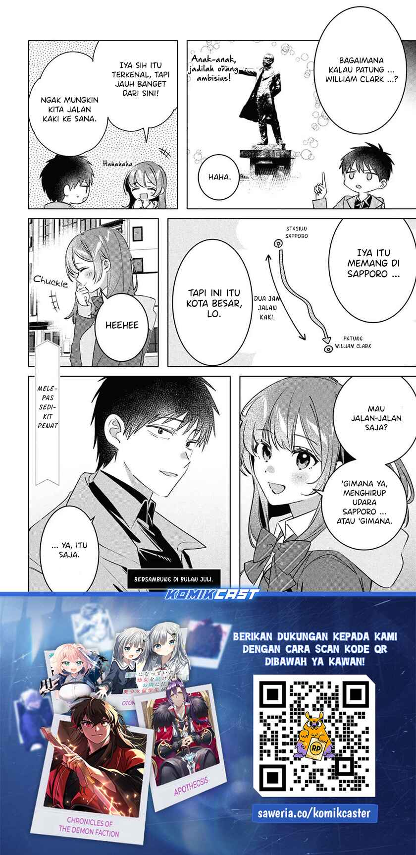 Hige Wo Soru. Soshite Joshikosei Wo Hirou. Chapter 59.1 Bahasa Indonesia