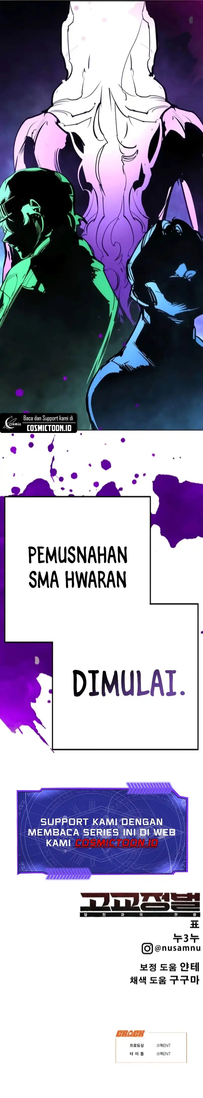 High School Conquest: War Against the Bullies Chapter 34 Bahasa Indonesia