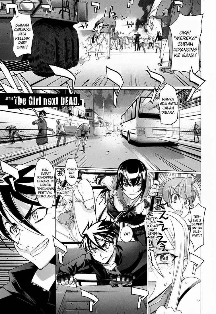 Highschool of the Dead Chapter 16 Bahasa Indonesia