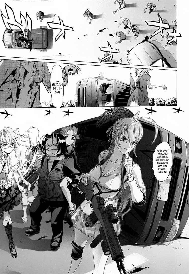 Highschool of the Dead Chapter 16 Bahasa Indonesia