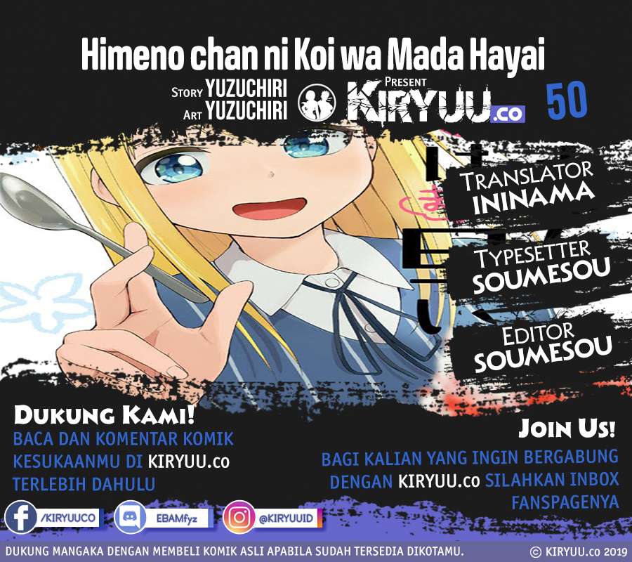 Himeno-chan ni Koi wa Mada Hayai Chapter 50 Bahasa Indonesia