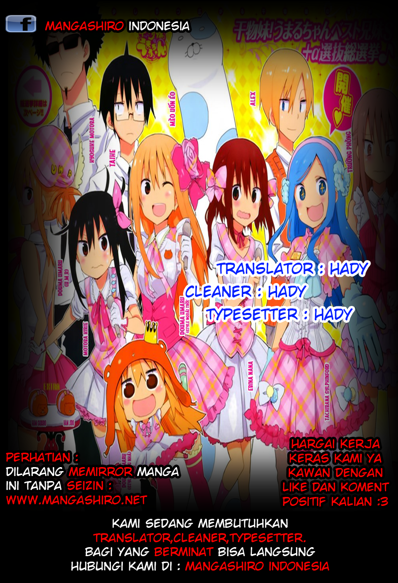 Himouto! Umaru-chan Chapter 73 Bahasa Indonesia