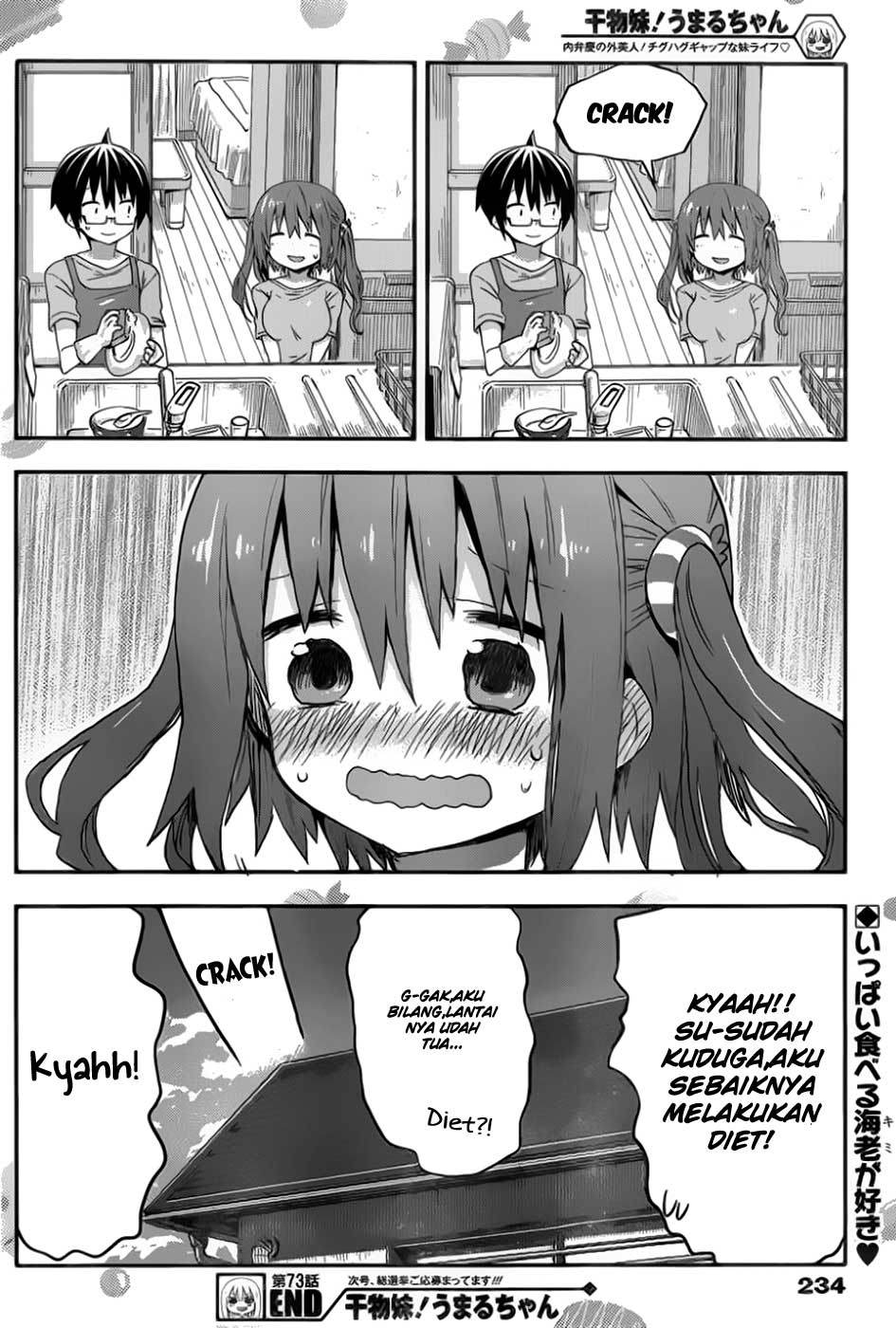 Himouto! Umaru-chan Chapter 73 Bahasa Indonesia