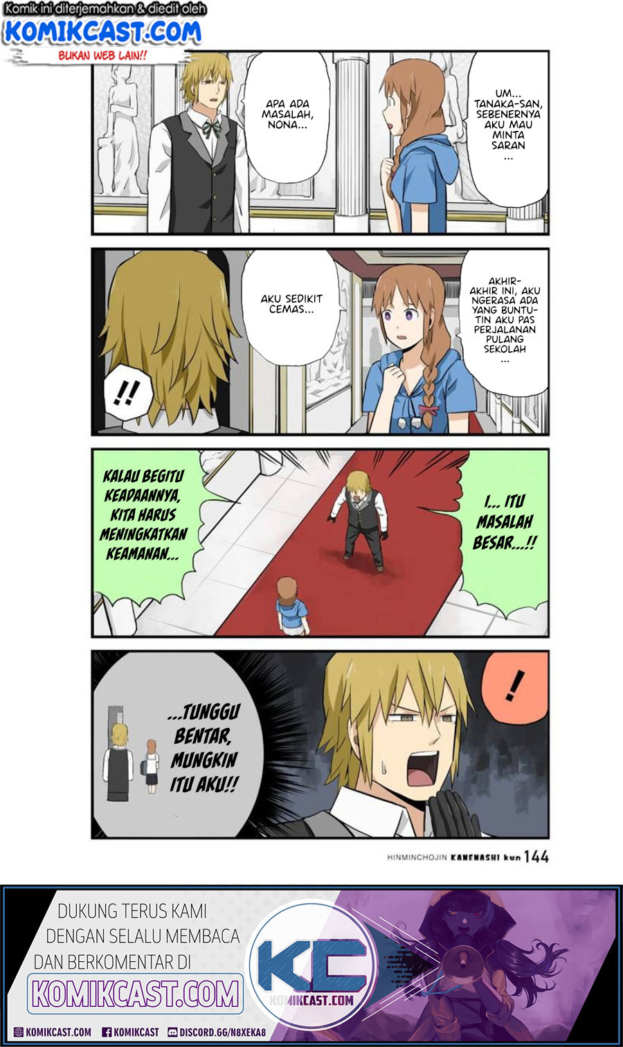 Hinmin Choujin Kanenashi-kun Chapter 12 Bahasa Indonesia