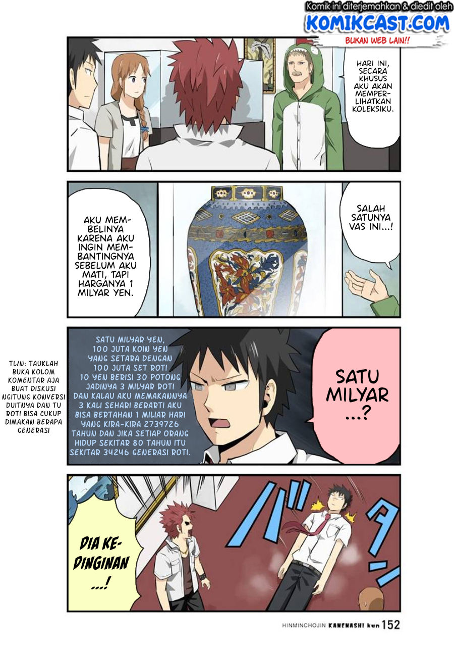 Hinmin Choujin Kanenashi-kun Chapter 12 Bahasa Indonesia